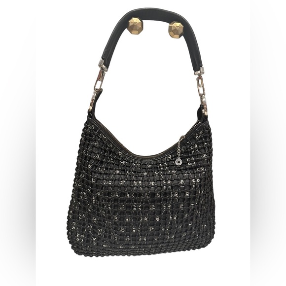 COBO Internazionale Meshed Handbag Women’s Hobo Shoulder Bag Purse w/ Coin Bag - Picture 3 of 9